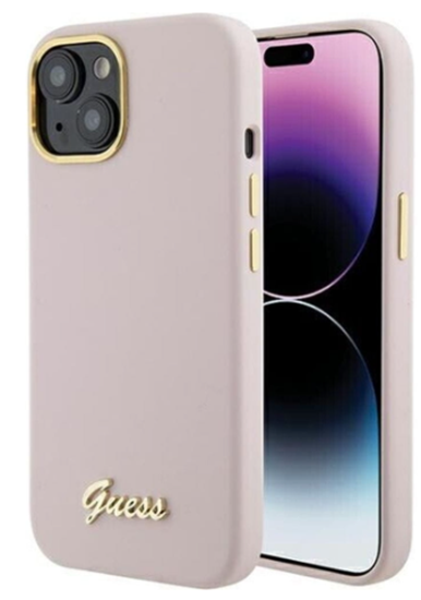Picture of Guess GUHCP15LSMBSLP Back Case for Apple iPhone 15 Pro