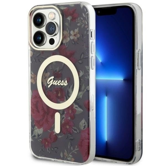 Picture of Guess GUHMP14XHCFWSA Back Case for Apple iPhone 14 Pro Max