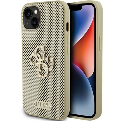 Изображение Guess Perforated 4G Glitter Back Case for Apple iPhone 15