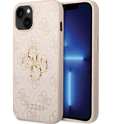 Изображение Guess PU Leather 4G Metal Logo Case for Apple iPhone 15