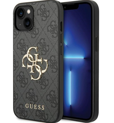 Picture of Guess PU Leather 4G Metal Logo Case for Apple iPhone 15 Plus
