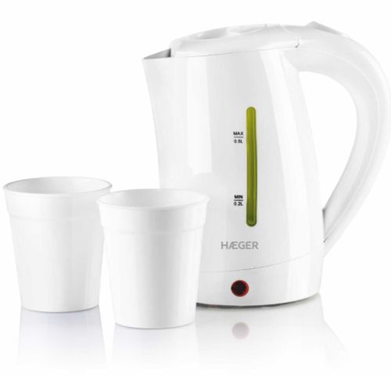 Picture of Haeger EK-10W.015A Travel Electric kettle with two cups 0.5L 1100W