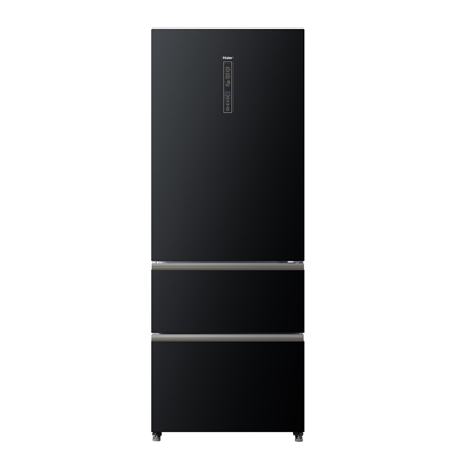 Изображение Haier A3FE742CGBJ fridge-freezer Freestanding 436 L Black