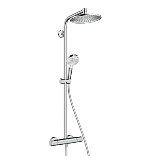 Picture of Hansgrohe Crometta S Showerpipe 240 1jet with Thermostat chrome