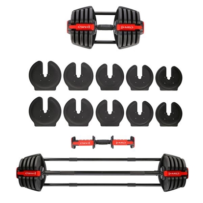 Attēls no Hanteles komplekts SGR40 PRO SET 2IN1 SET DUMBBELL 40 KGS HMS