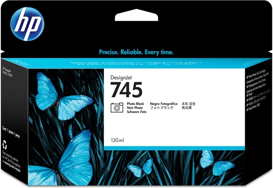 Picture of HP 745 130-ml DesignJet Photo Black Ink Cartridge