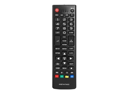 Изображение HQ LXP0403 LG TV Universal remote control AKB74475403 / Black