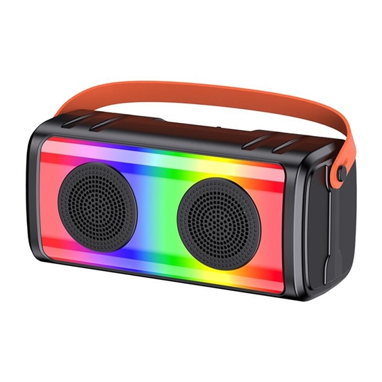 Picture of iKaku KSC-1002 LINJING 10W 5.0BT Wireless Bezvadu skaļrunis ar krāsainu LED apgaismojumu Black