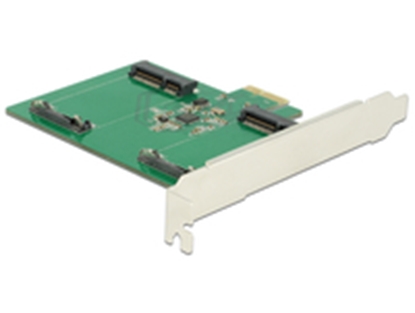 Attēls no Izpārdošana - Delock PCI Express Card 2x mSATA Slot int - 89479 (ir veikalā)
