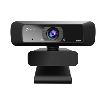 Изображение j5create JVCU100 USB™ HD Webcam with 360° Rotation, 1080p Video Capture Resolution, Black