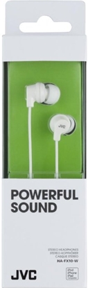 Attēls no JVC HA-FX10-W-E PowerFul Sound Headphones White