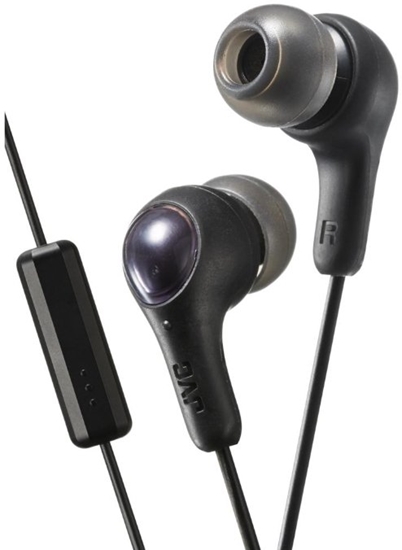 Picture of JVC HA-FX7M-B-E Gymy Plus headphones with remote & microphone