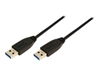 Изображение Kabel USB LogiLink USB-A - 3 m Czarny (CU0040)