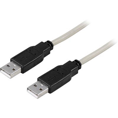 Attēls no Kabelis DELTACO USB 2.0 "A-A", 2.0m, baltas-juodas / USB2-8