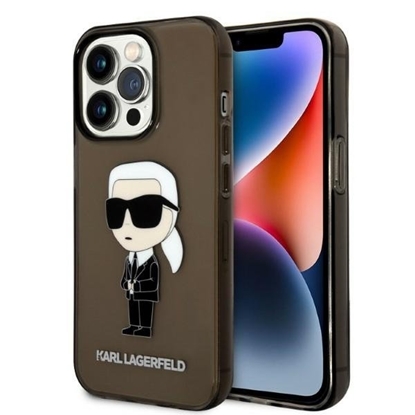 Picture of Karl Lagerfeld KLHCP14LHNIKTCK Back Case for Apple iPhone 14 Pro