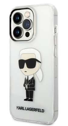Picture of Karl Lagerfeld KLHCP14LHNIKTCT Back Case for Apple iPhone 14 Pro