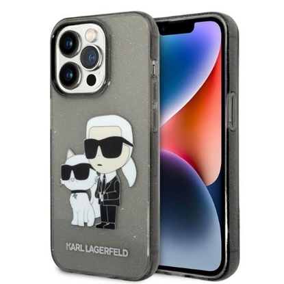 Picture of Karl Lagerfeld KLHCP14LHNKCTGK Back Case for Apple iPhone 14 Pro