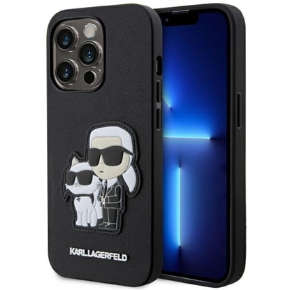 Picture of Karl Lagerfeld KLHCP14LSANKCPK Back Case for Apple iPhone 14 Pro