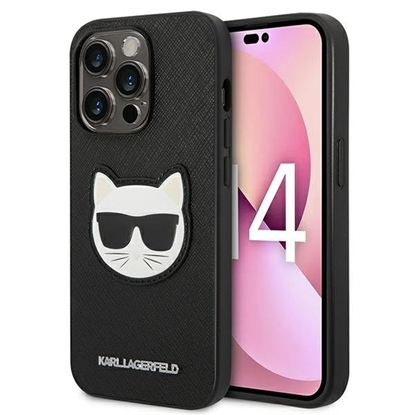 Picture of Karl Lagerfeld KLHCP14LSAPCHK Back Case for Apple iPhone 14 Pro