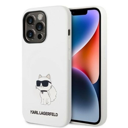 Attēls no Karl Lagerfeld KLHCP14LSNCHBCH Back Case for Apple iPhone 14 Pro