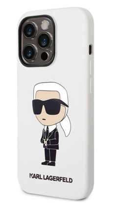 Picture of Karl Lagerfeld KLHCP14LSNIKBCH Back Case for Apple iPhone 14 Pro