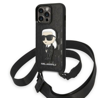 Picture of Karl Lagerfeld KLHCP14LSTKMK Back Case for Apple iPhone 14 Pro