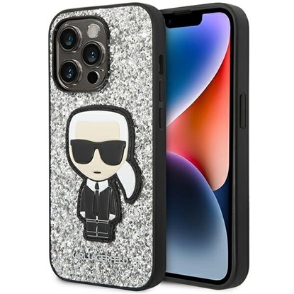 Picture of Karl Lagerfeld KLHCP14XGFKPG Back Case for Apple iPhone 14 Pro Max