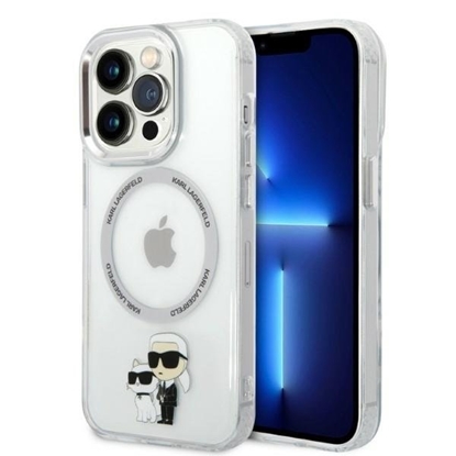 Изображение Karl Lagerfeld KLHMP14LHNKCIT Back Case for Apple iPhone 14 Pro
