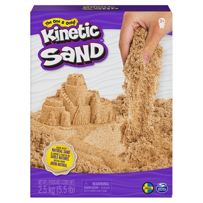 Attēls no Kinetic Sand , 2.5kg (5.5lb) of All-Natural Brown Sensory Toys Play Sand for Mixing, Molding & Creating
