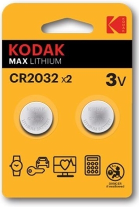 Attēls no Kodak Lithium CR2032 / 3V Batteries (2pcs)