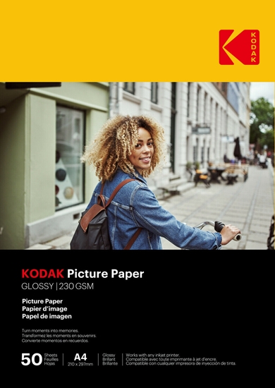 Picture of Kodak Picture Paper 230g 11.8 mil Glossy 4/6x100 (9891267)