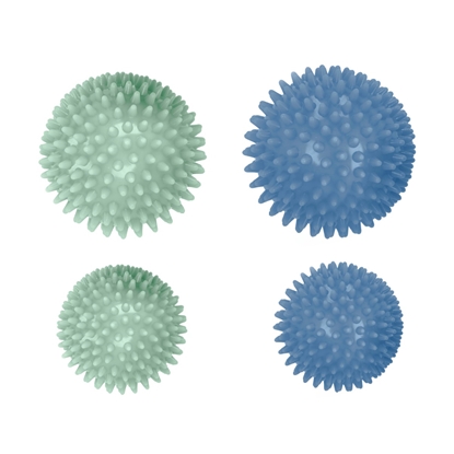 Изображение Komplektā: masāžas bumbiņas (2x2 gab.) Spokey GRESPI DUO