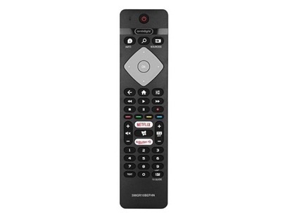 Attēls no Lamex LXP398GR10 TV remote control PHILIPS LCD/LED 398GR10BEPHN AMBILIGHT, SMART, NETFLIX, RAKUTEN