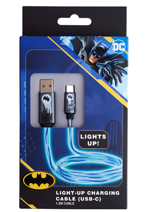 Picture of Lazerbuilt Batman Cable USB / USB-C / 10W