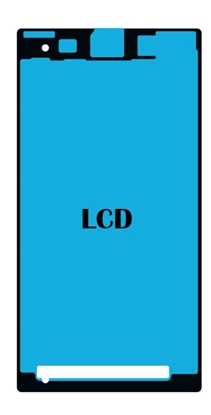 Picture of LCD ekrāna priekšējā līmējošā uzlīme Sony Xperia Z1 Compact Mini M51w D5503