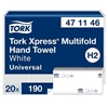 Picture of Leaflet towel paper Tork Xpress Multifold Universal H2 2 layers., 23,4 x 21,3 cm (20 pcs)