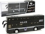 Изображение LeanToys Autobus Policyjny Dwupitrowy Czarny z Nacigiem Dwik