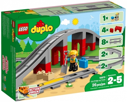 Picture of LEGO 10872 Duplo Train Bridge and Tracks Constructor