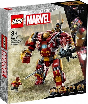 Изображение LEGO 76247 Marvel Hulkbuster Battle of Wakanda Construction Toy