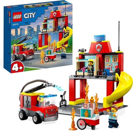 Picture of LEGO City 60375 Fire Station and Fire Truck