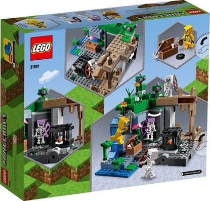 Attēls no LEGO Minecraft 21189 The Sceleton Dungeon Set