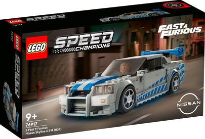 Attēls no LEGO Speed ​​Champions Nissan Skyline GT-R (R34) from Too Fast Too Furious (76917)