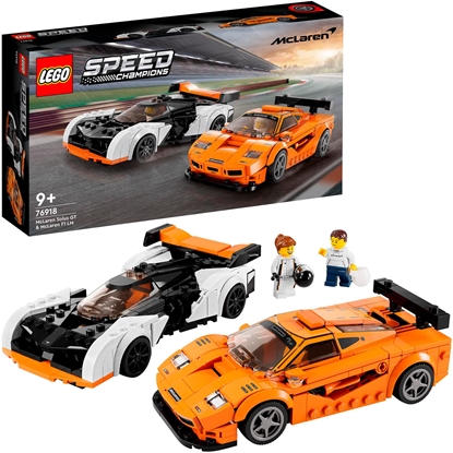 Attēls no LEGO Speed Champions McLaren Solus GT and McLaren F1 LM (76918)