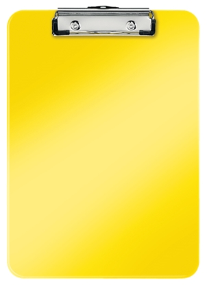 Picture of Leitz WOW clipboard A4 Metal, Polystyrol Yellow