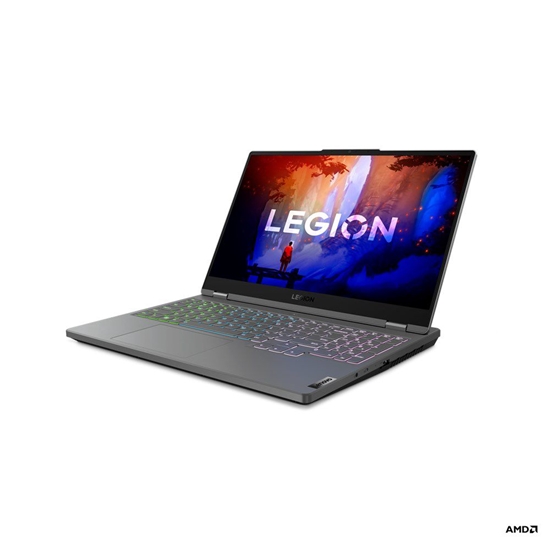 Picture of Lenovo Legion 5 Laptop 39.6 cm (15.6") Full HD AMD Ryzen™ 7 6800H 16 GB DDR5-SDRAM 512 GB SSD NVIDIA GeForce RTX 3050 Wi-Fi 6E (802.11ax) Grey