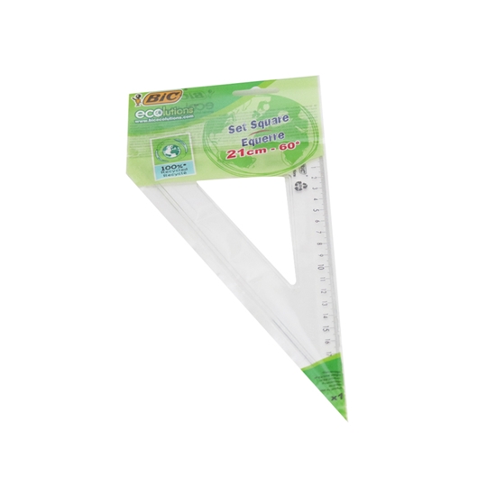 Picture of Lineāls trīsstūris BIC 60', 21 cm