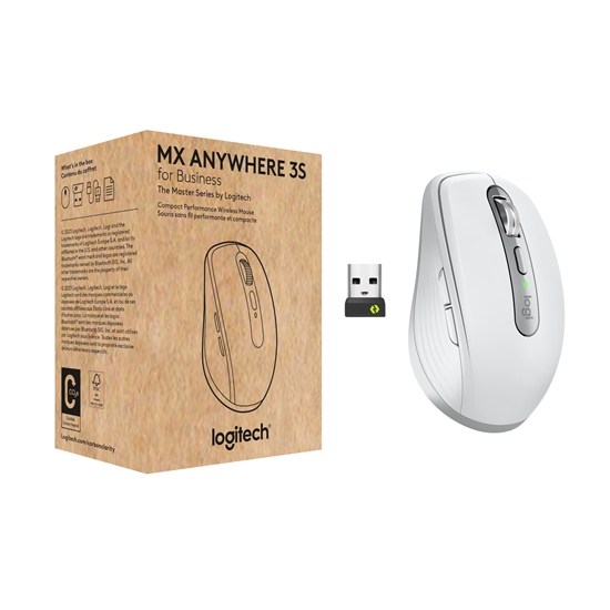 Picture of Logitech Wireless MX Anywhere 3S for Business Pale Grey Mouse