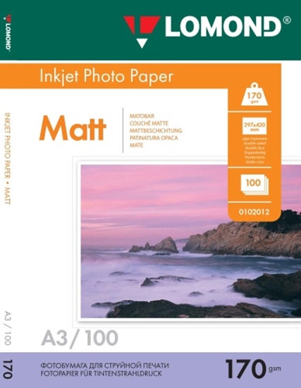 Picture of Lomond Photo Inkjet Paper Matte 170 g/m2 A3, 100 sheets, double sided