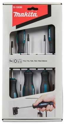 Attēls no Makita E-13530 Screwdriver Set 5 pcs