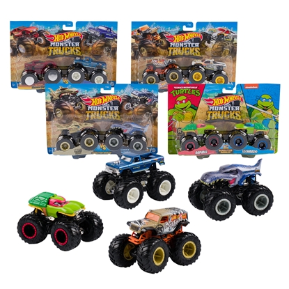 Picture of Mattel Hot Wheels Monster Trucks: Vehicles 2-Pack random - FYJ64